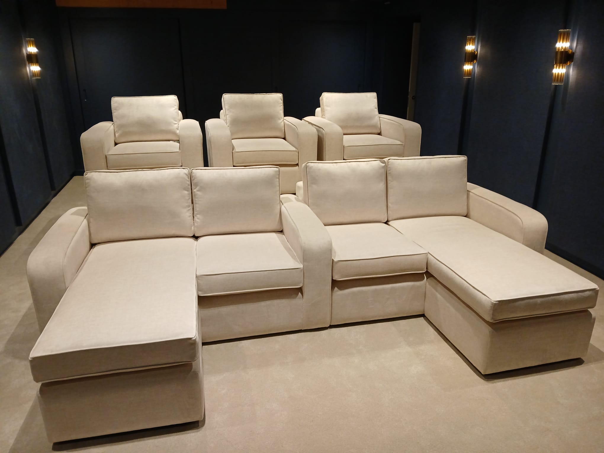 Sofa corner unit and 2 seaters