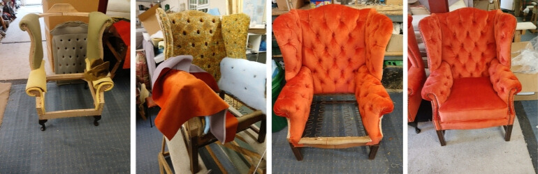 Re-upholstered Chair